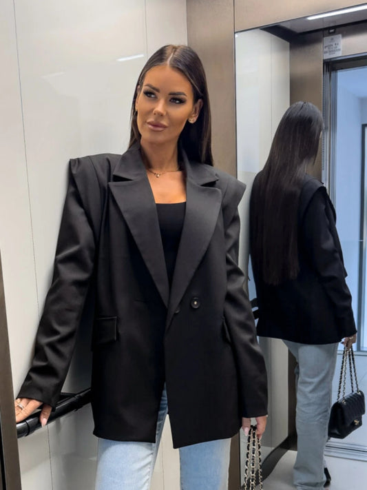 Formalna marynarka dwuguzkowa – slim, elegancka