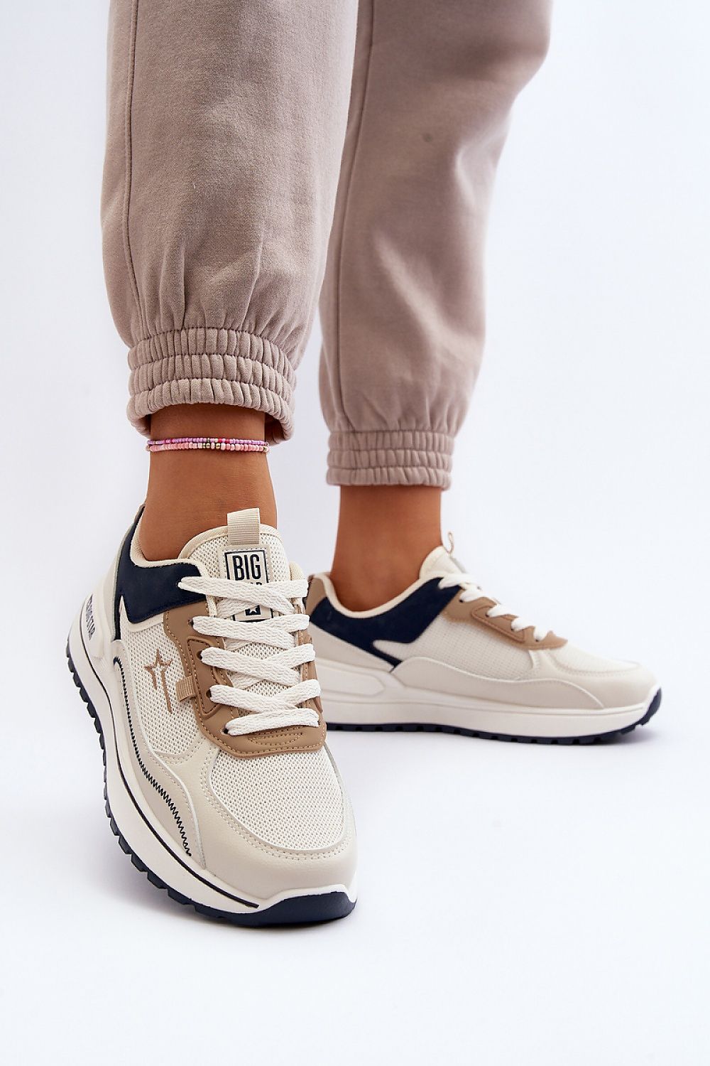 Buty Sportowe Model Big Star NN274A092 Beige - Step in style