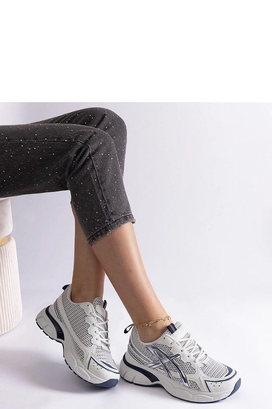 Niebieskie sportowe sneakersy damskie Ondina - Solea