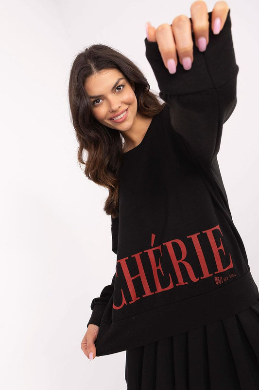 Bluza Damska Model MI-BZ-M741.24 Black - Italy Moda
