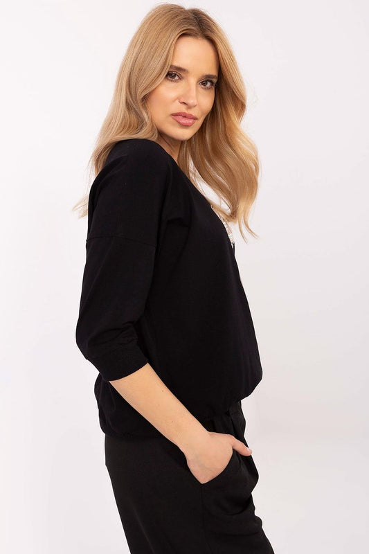 Bluzka Model RV-BZ-A264.21 Black - Relevance