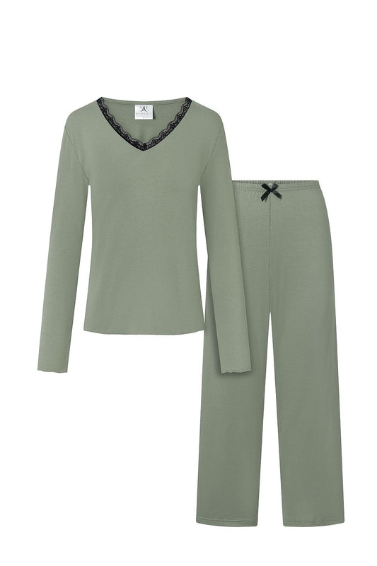 Piżama Damska Model Emerald Dreams 223365 Green - Momenti Per Me