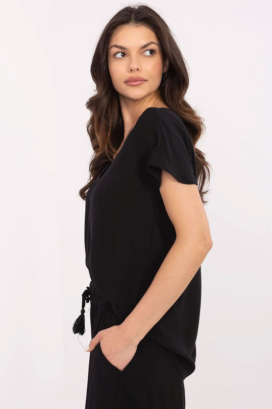 Bluzka Model D73761M11171B Black - Sublevel