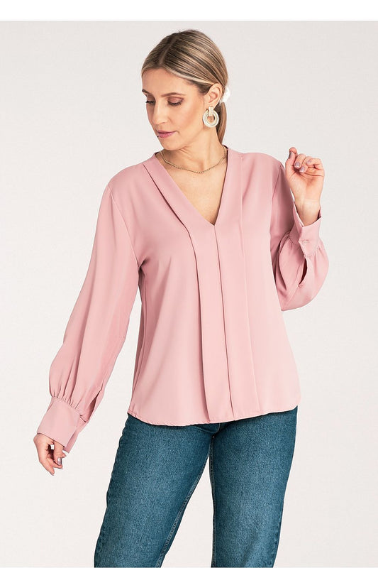 Bluzka Model M1135 Pink - Figl