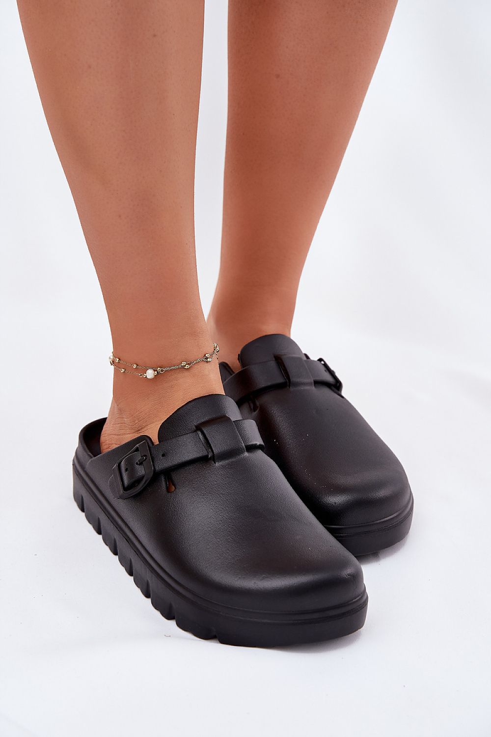 Sandał Klapki Model Larinie 25SD97-8523 Black - Step in style