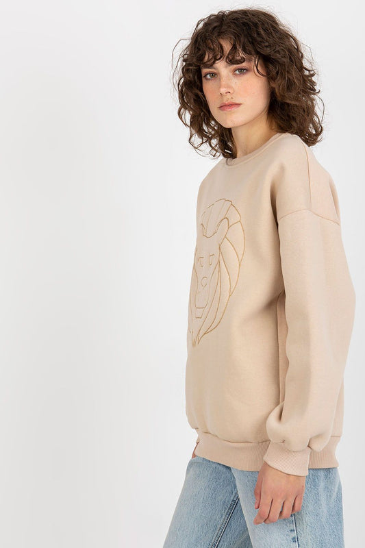 Bluza Damska Model EM-BL-617-4.41P Beige - Ex Moda