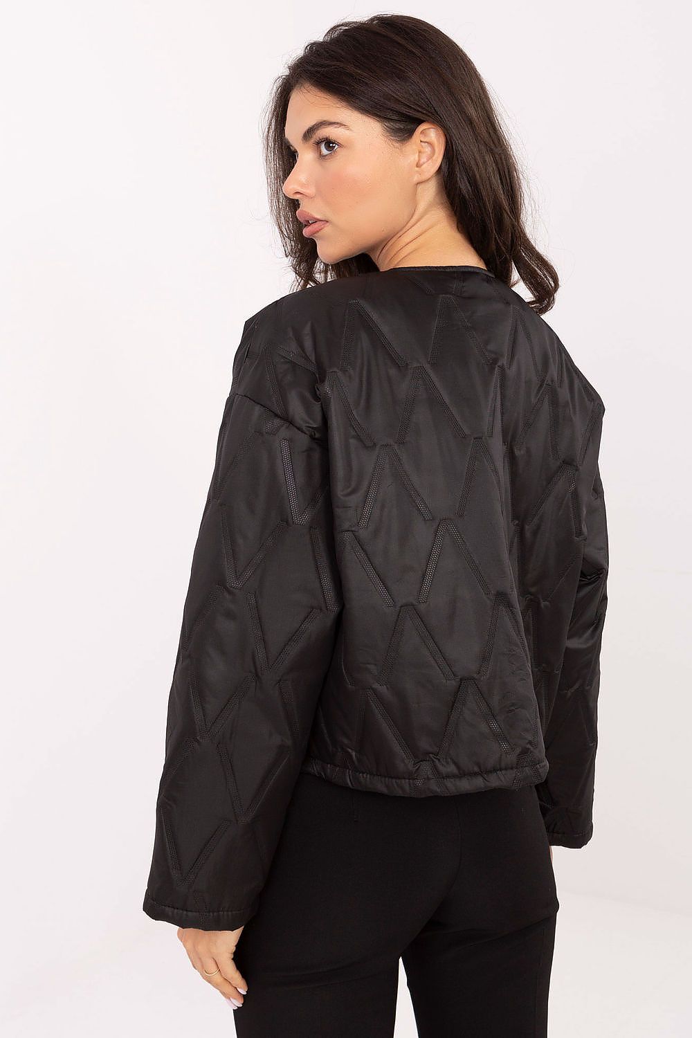 Kurtka Damska Model IT-KR-FL8357.82 Black - Rue Paris
