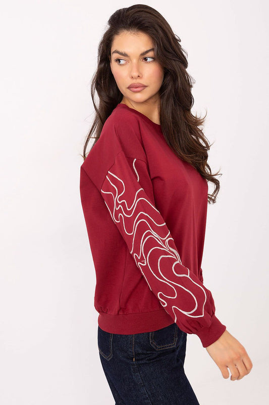 Bluza Damska Model RV-BZ-A176.56 Bordo - Relevance