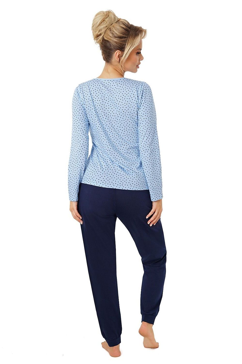 Piżama Damska Model Star Long 219309 Blue/Navy - Donna