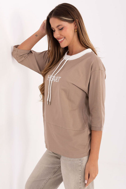 Bluzka Model RV-BZ-A892.00 Dark Beige - Relevance