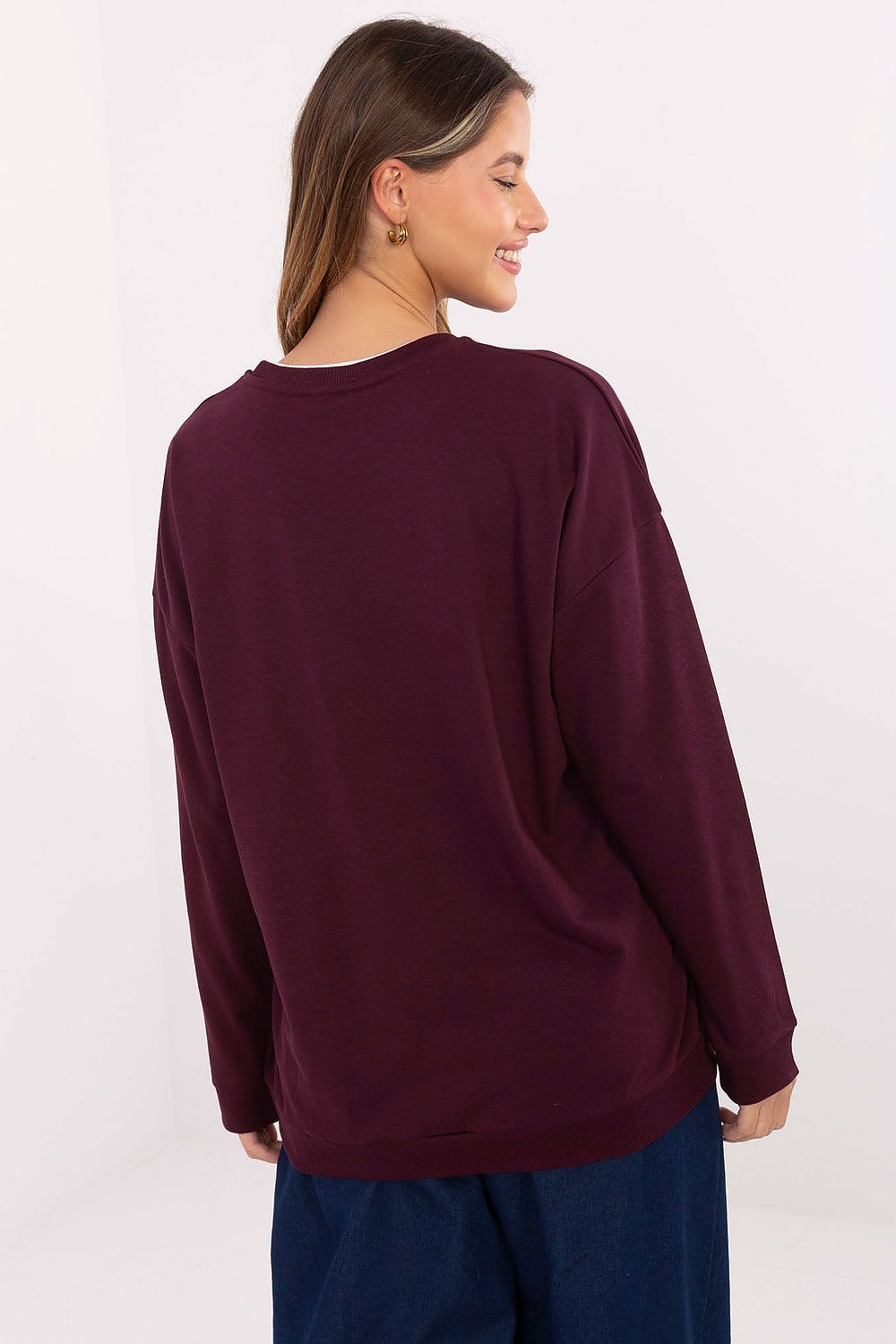 Bluza Damska Model RV-BL-A941.58 Bordo - Relevance