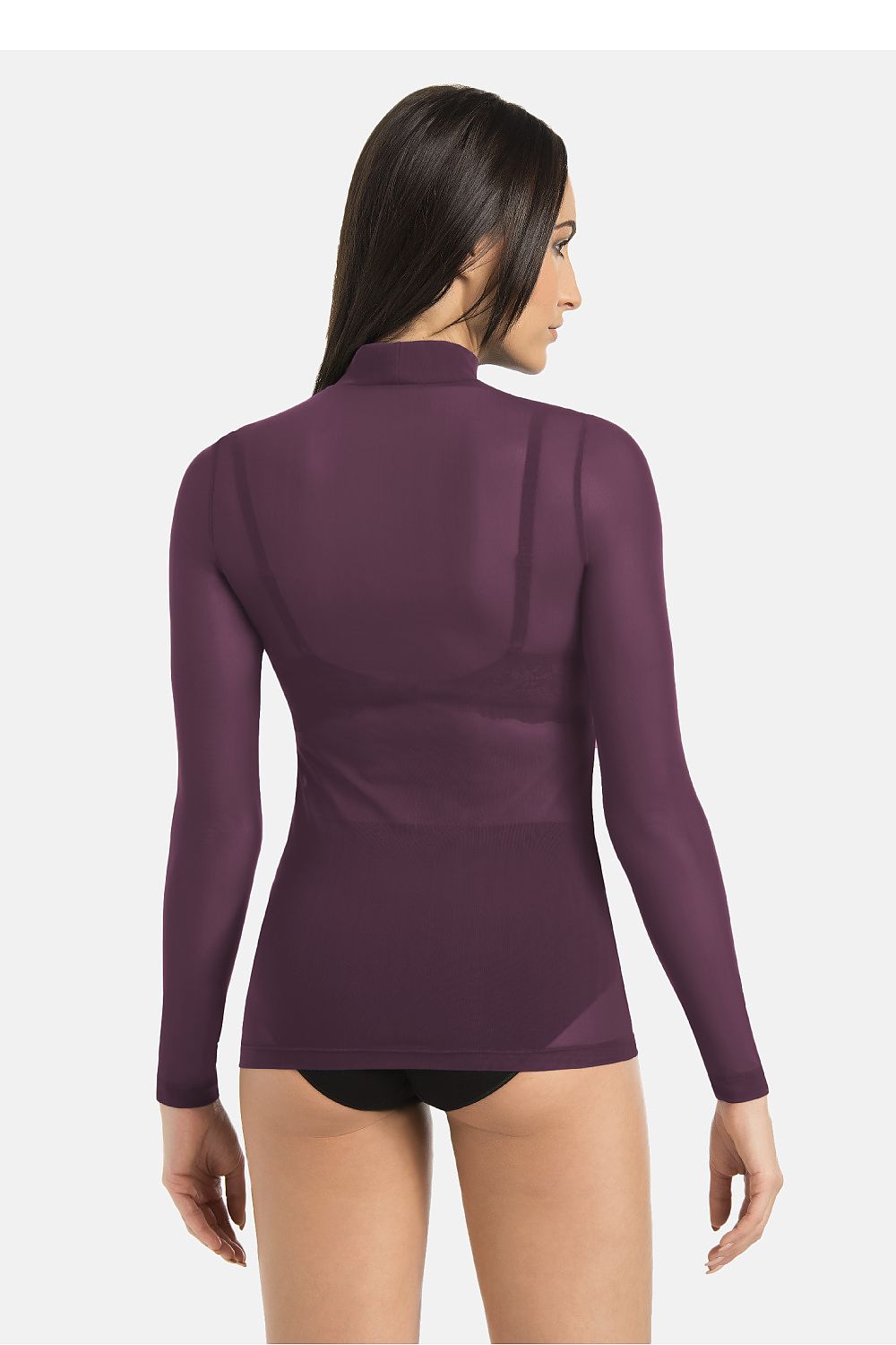 Bluzka Golf Model Glamour 169320 Violet - Teyli