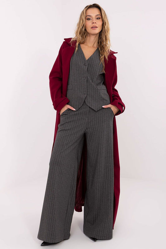 Kamizelka Model IT-KZ-FL7519.57 Dark Grey - Rue Paris
