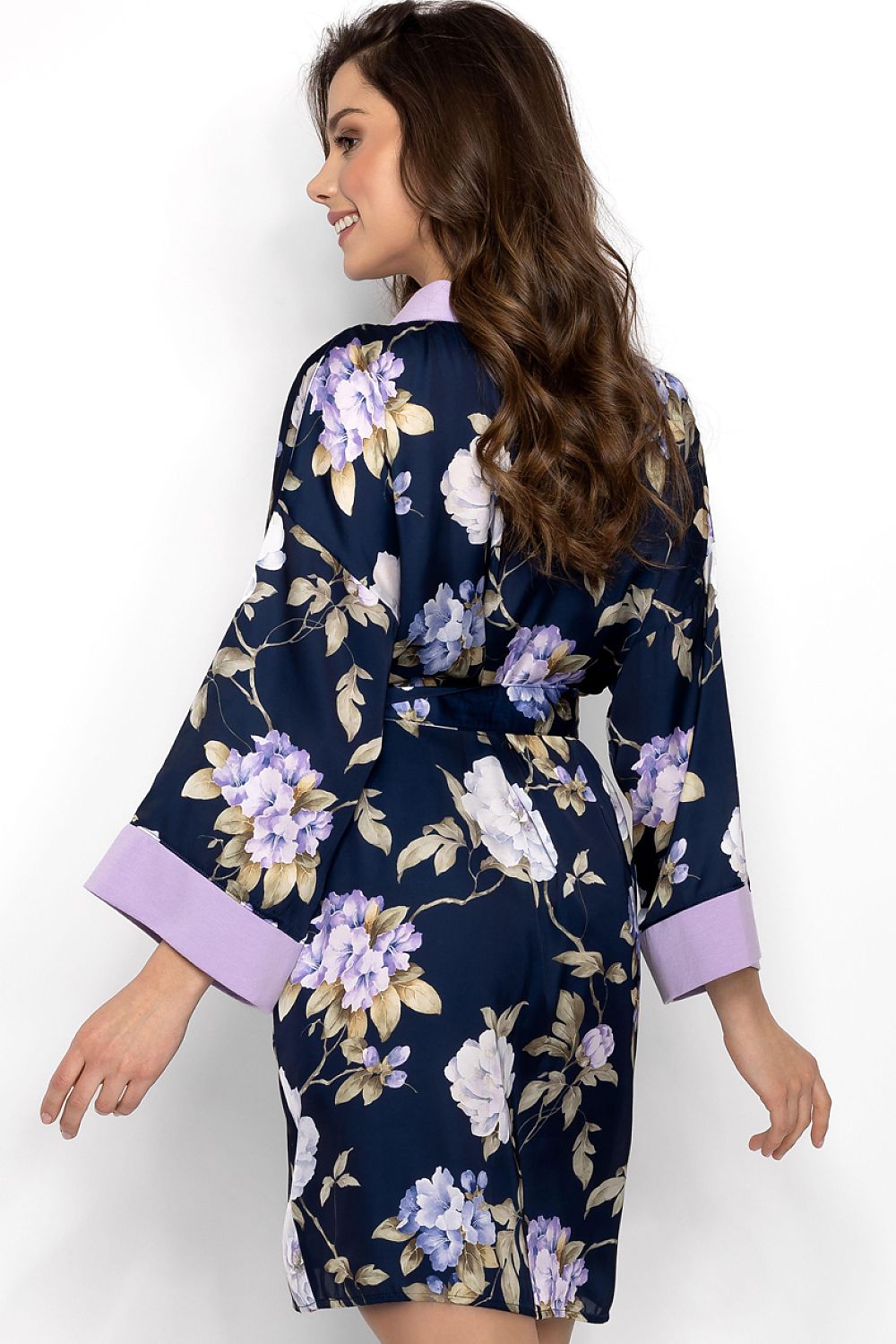 Szlafrok Model Always Win 224529 Navy - Momenti Per Me