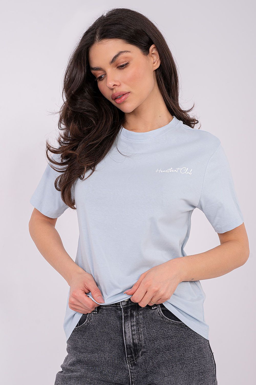 Tshirt Damski Model D12022M02853A Light Blue - Sublevel