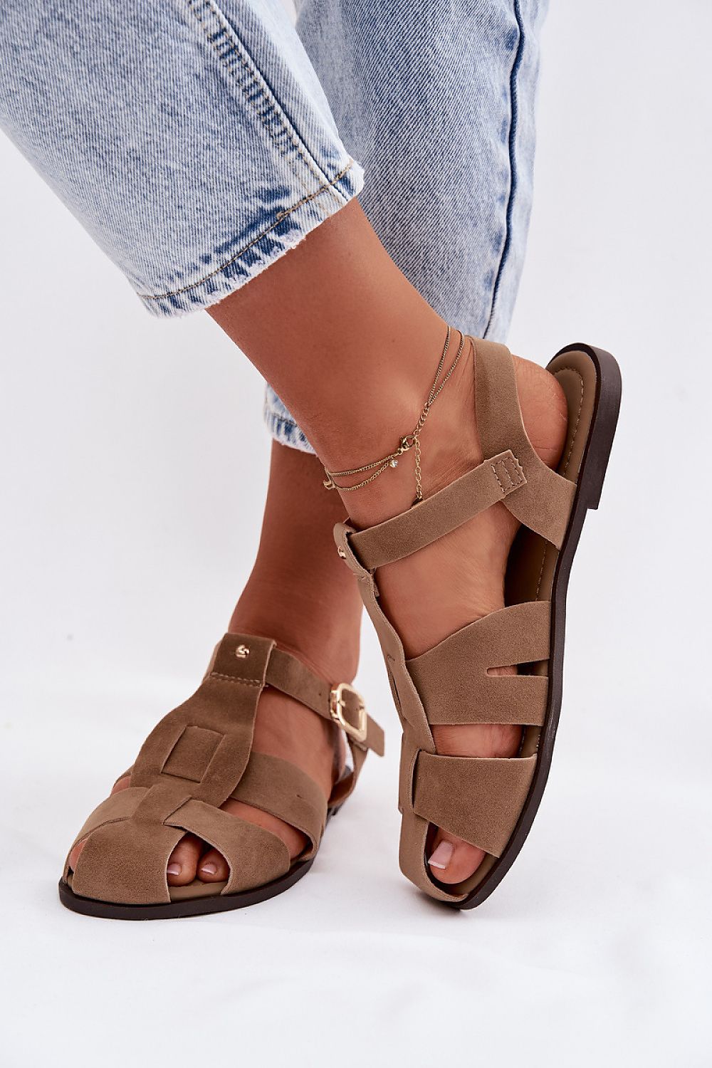 Sandały Model Belanessa DM507 Khaki - Step in style