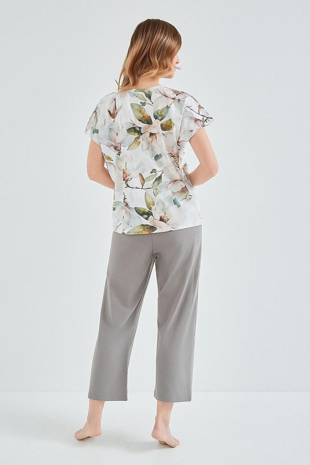 Piżama Damska Model Diana 3607 White - Taro