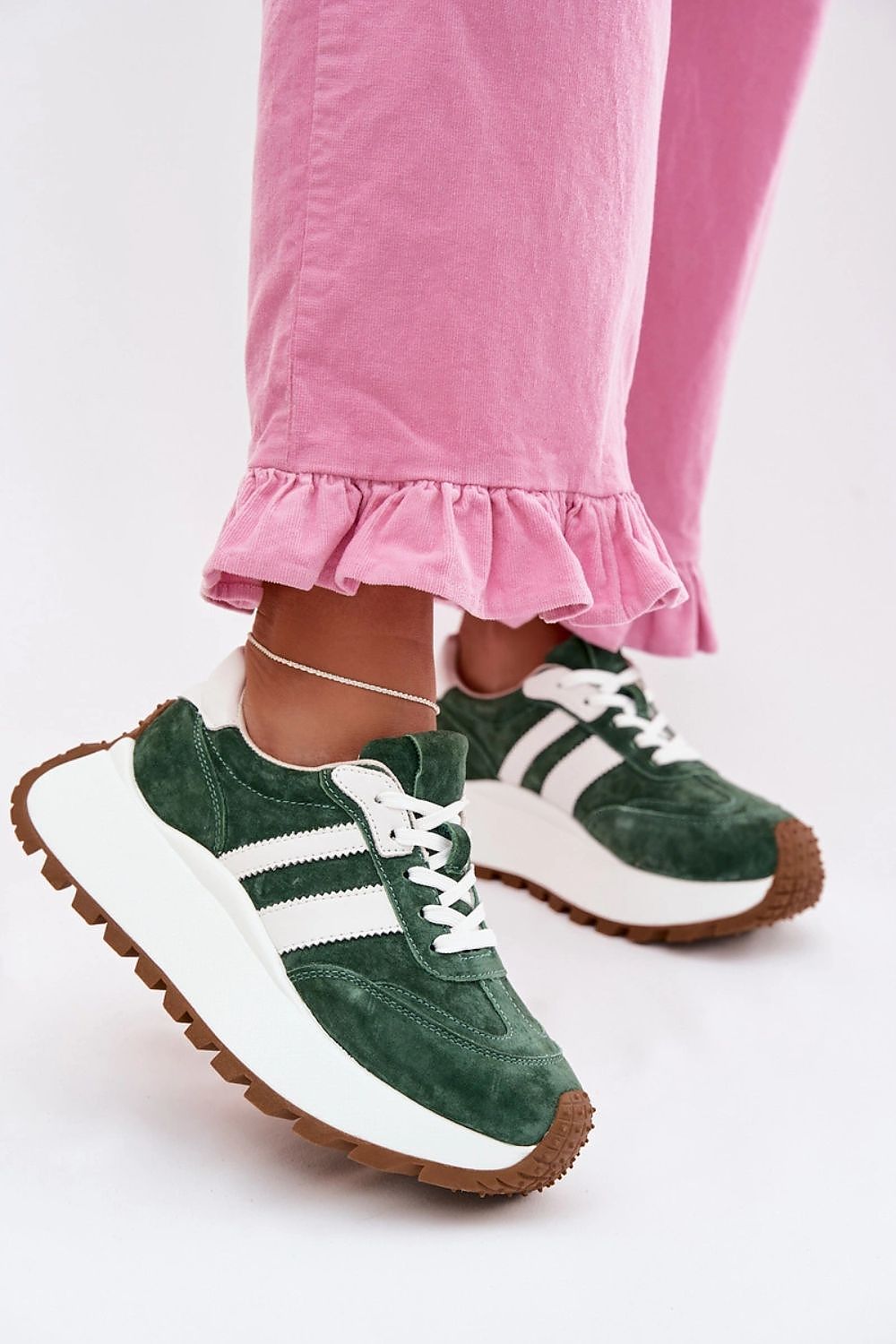 Buty Sportowe Model DA GR61-5986 Green - Step in style