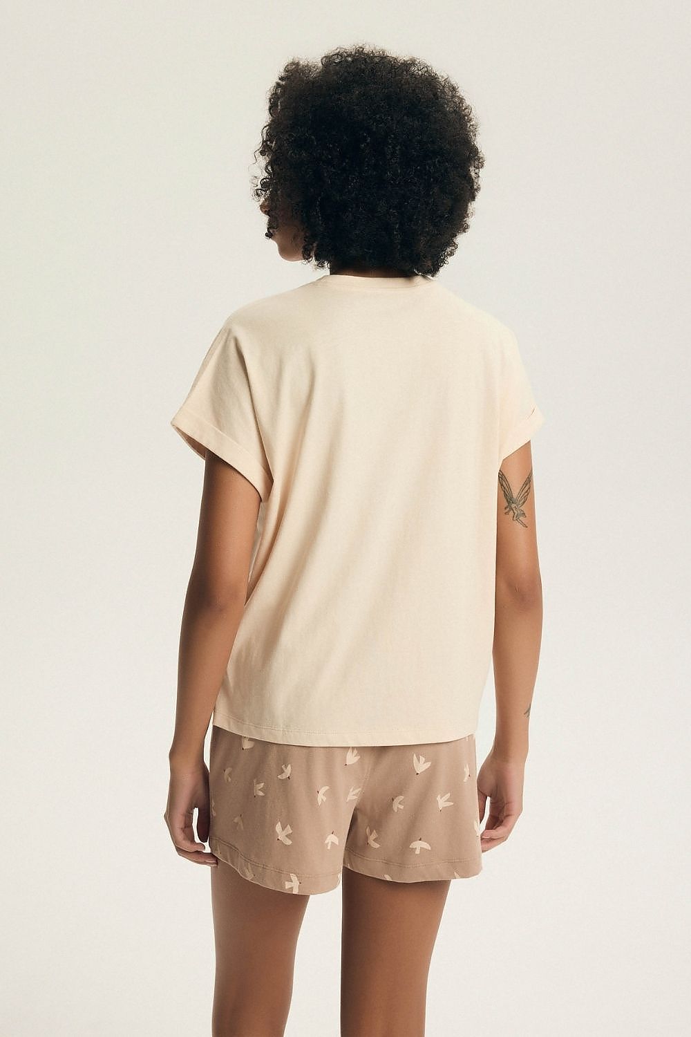 Piżama Damska Model Eluna 44466 Beige - Henderson