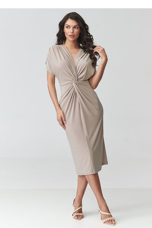 Sukienka Model M938 Light Beige - Makadamia