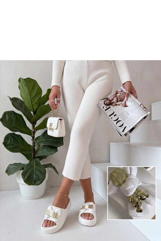Sandał Klapki Model Imogen 8005 White - Solea