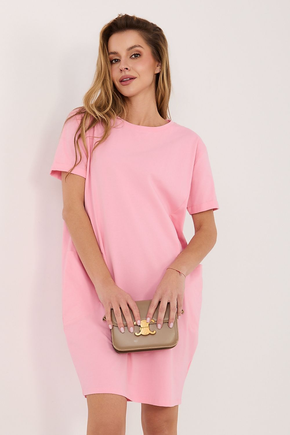 Sukienka Model RV-SK-8724-1.91 Light Pink - Rue Paris