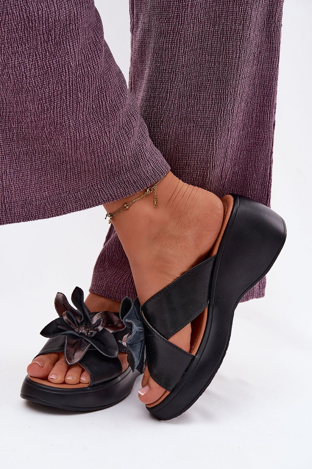 Sandał Klapki Model Vinceza 41511 Black - Step in style