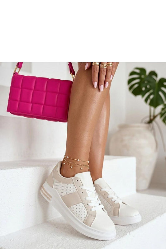 Buty Sportowe Model Sophia LEI-53 Beige - Solea