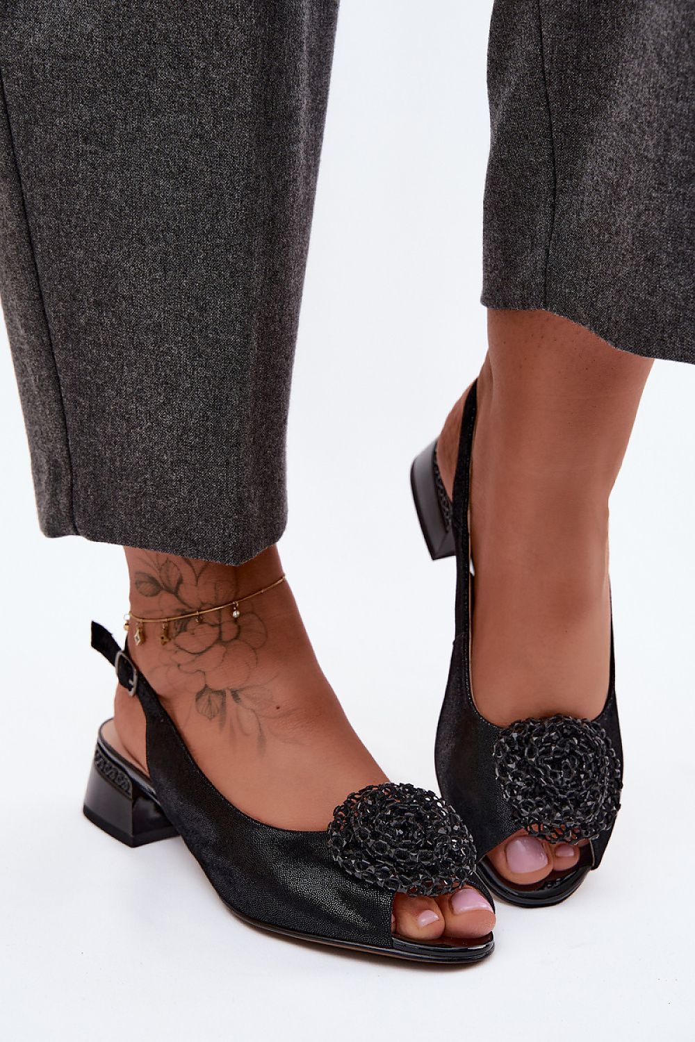 Sandały Model DA CR61-3030 Black - Step in style
