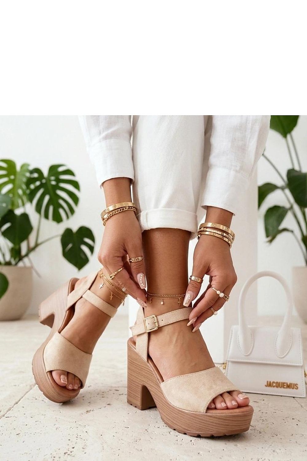 Sandały Model Elara N25-176 Beige - Solea