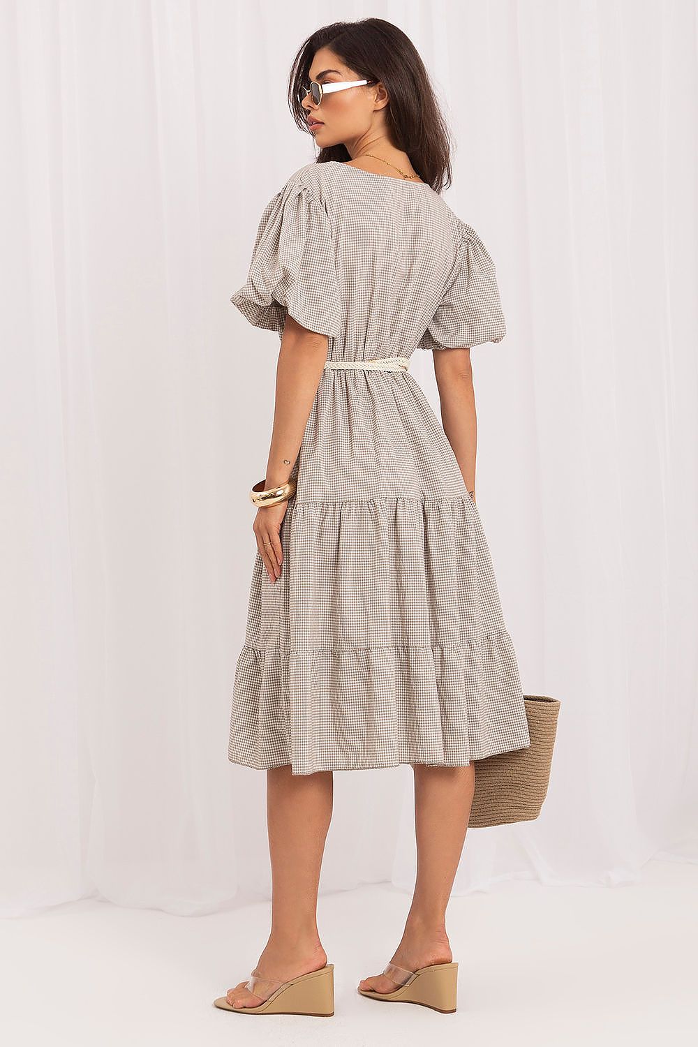 Sukienka Model MO-SK-8849.78 Beige - Italy Moda