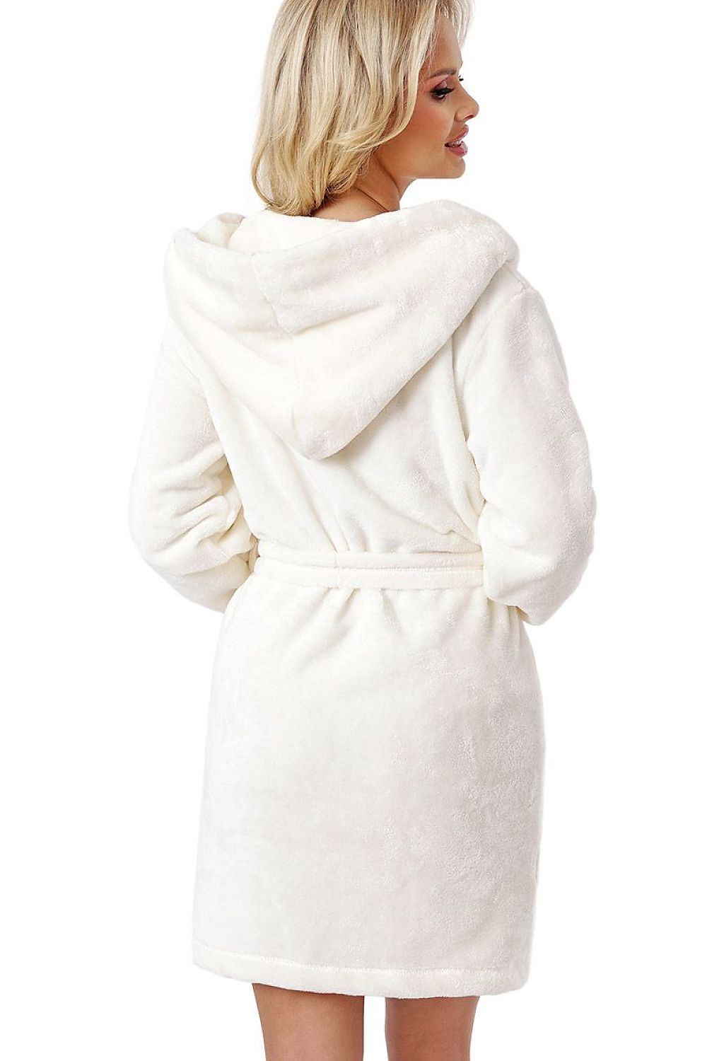 Szlafrok Damski Model 101 191099 Ecru - Donna