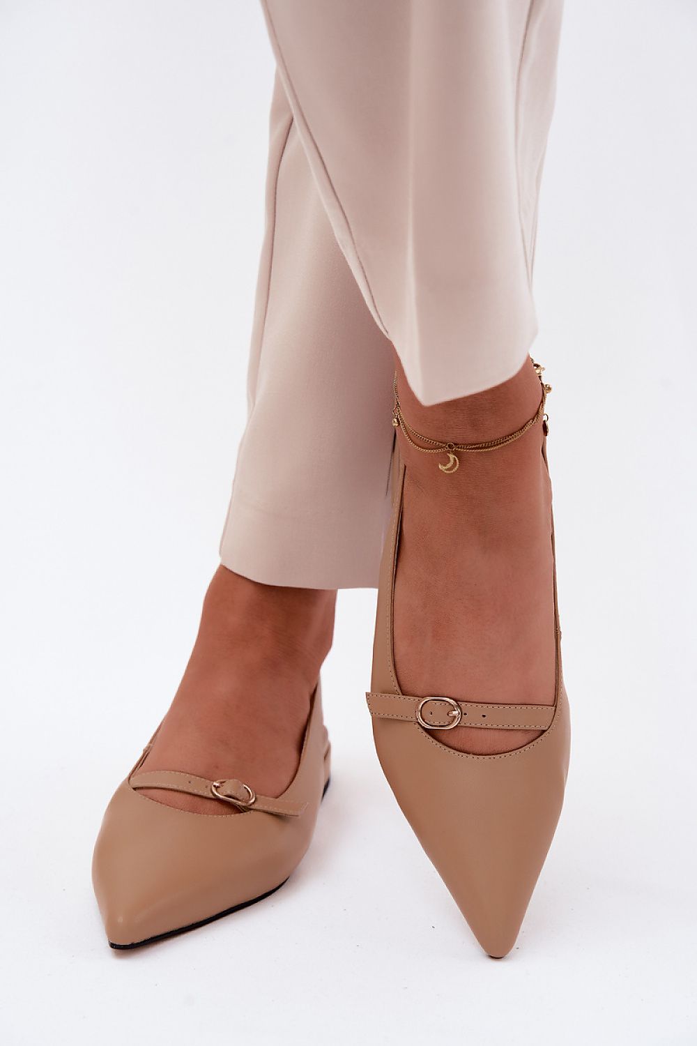 Sandały Model Maciejka K7449-04/00-1 Dark Beige - Step in style