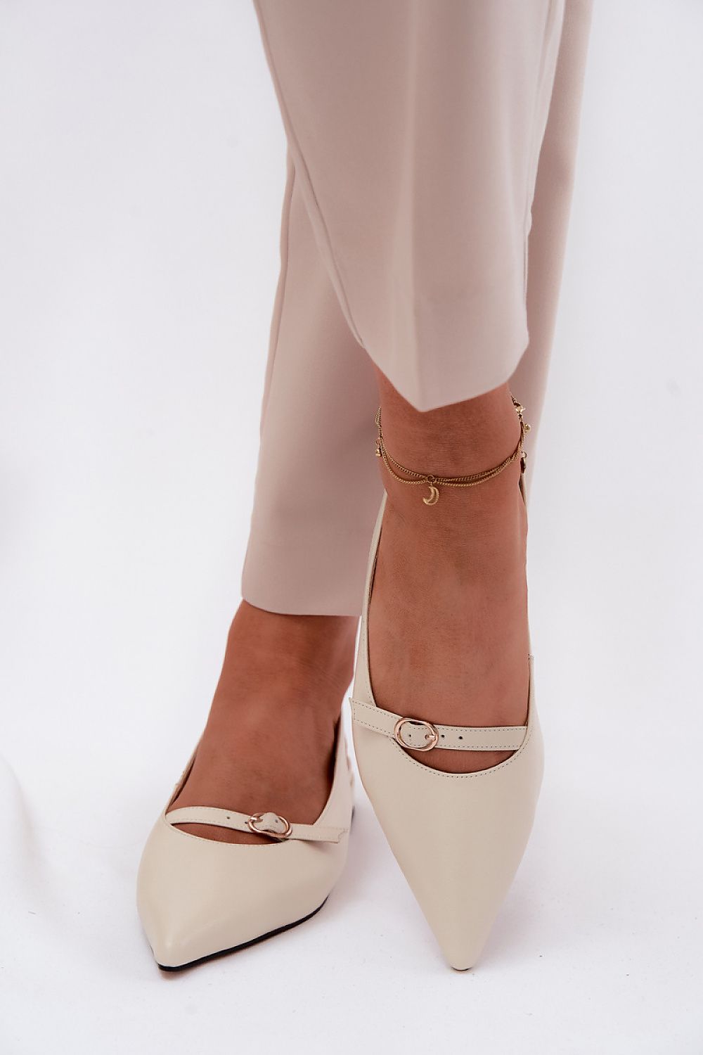 Sandały Model Maciejka K7449-22/22-1 Light Beige - Step in style