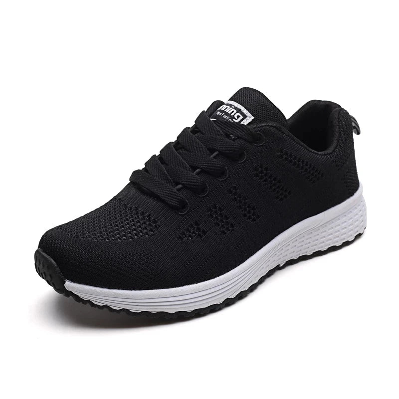 Buty casual damskie – siatkowe, na płaskiej podeszwie — Obuwie — EldoradoShop