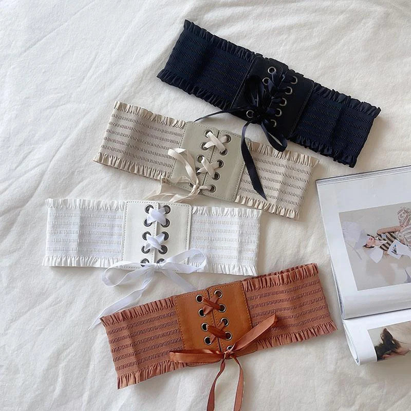 Elastyczny pas gorsetowy DIY – PU skóra lub jedwab, ślubny, damski — Pasy i gorsety — EldoradoShop