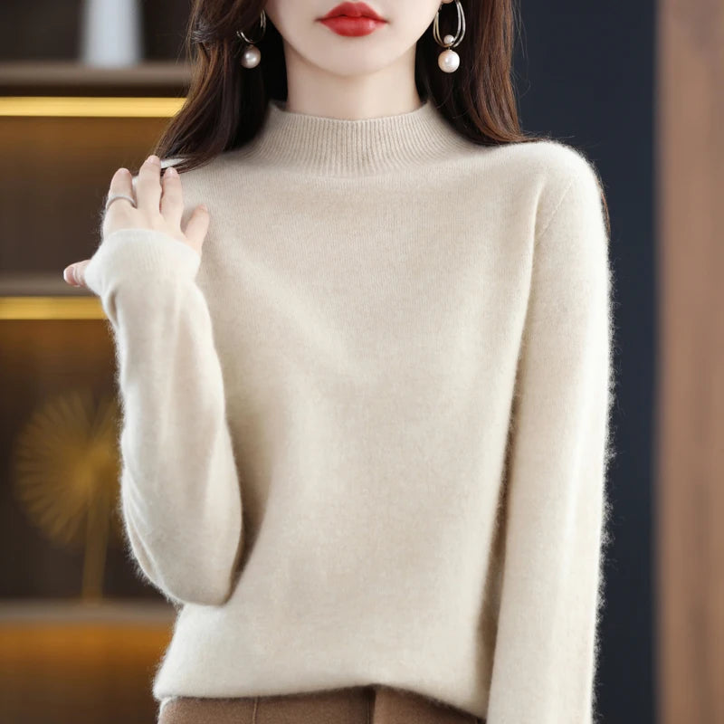 Kaszmirowy sweter merino – luksusowy, ciepły — Swetry — EldoradoShop