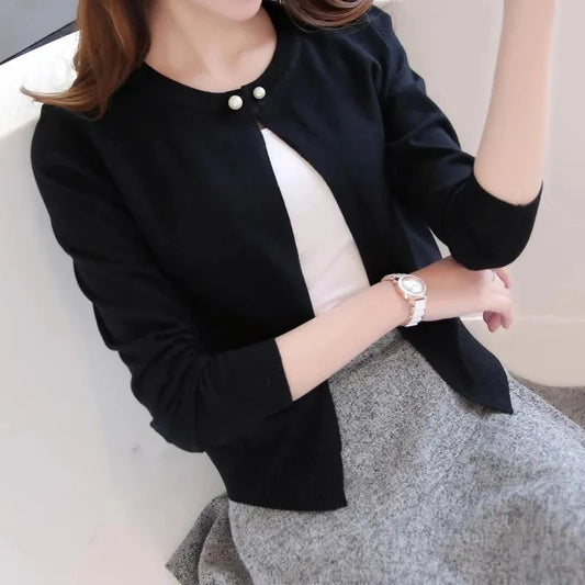 Koreański kardigan jesienny – ciepły, modny