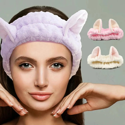 Opaska do włosów kocik – pluszowa kokarda — Akcesoria do włosów — EldoradoShop