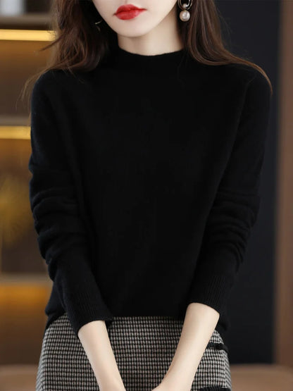 Kaszmirowy sweter merino – luksusowy, ciepły