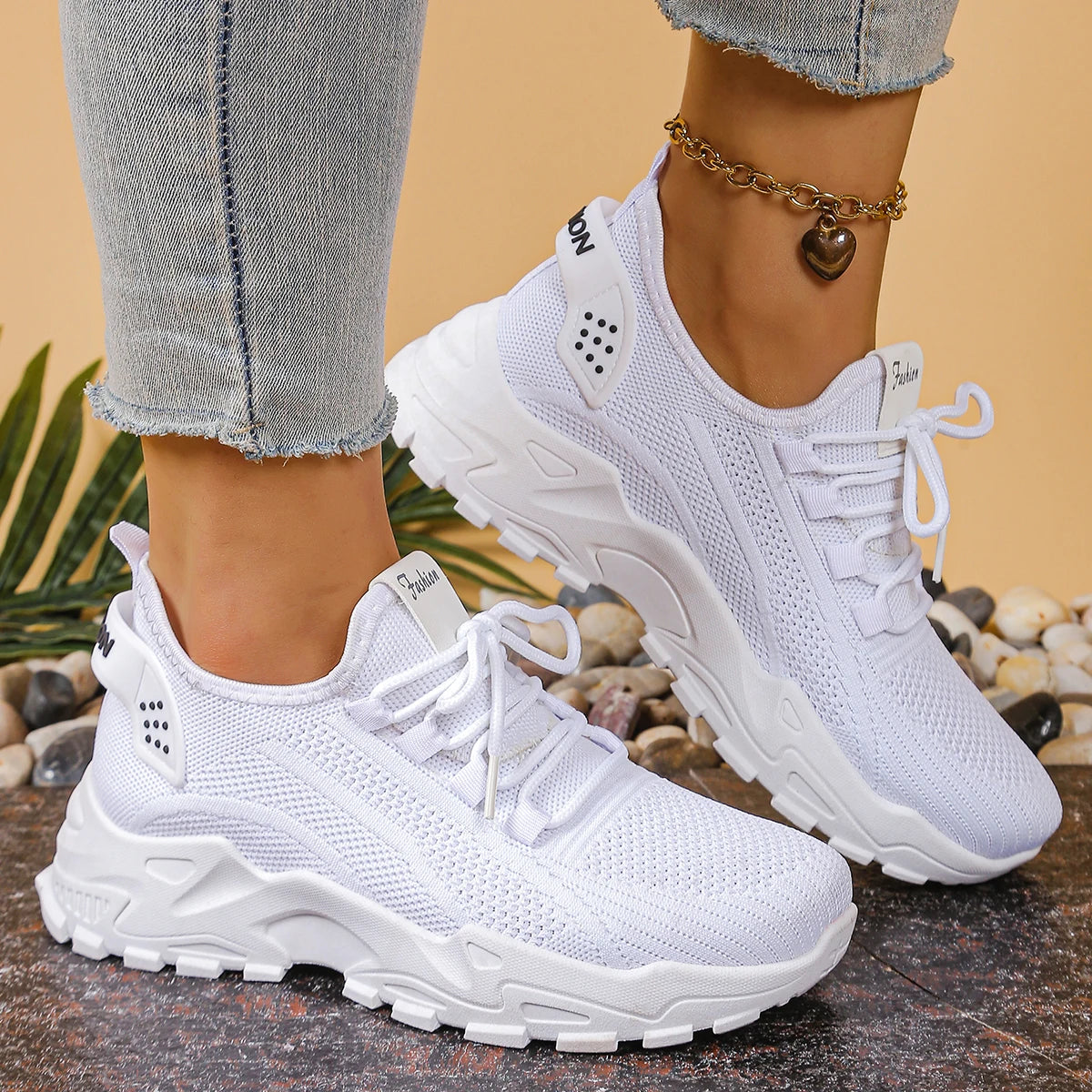 Buty sportowe damskie 2026 oddychające, tata style — Obuwie — EldoradoShop