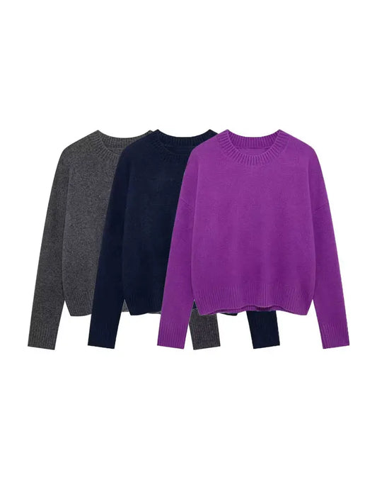 Miękki sweter oversize – luźny, wygodny