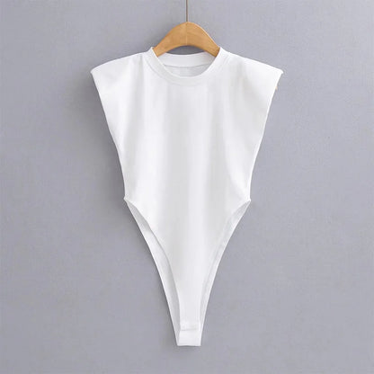 Top bodycon damski – jednoczęściowy, na lato — Topy — EldoradoShop