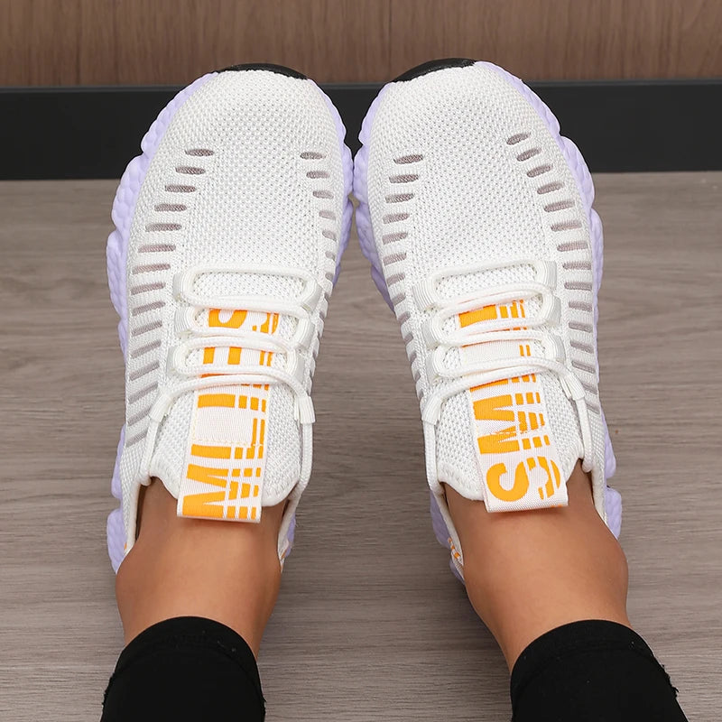 Buty sportowe damskie siatkowe – lekkie, oddychające — biała — Obuwie — EldoradoShop