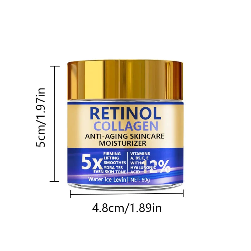 Krem do twarzy retinol + kolagen 60g – nawilżający, anti-aging