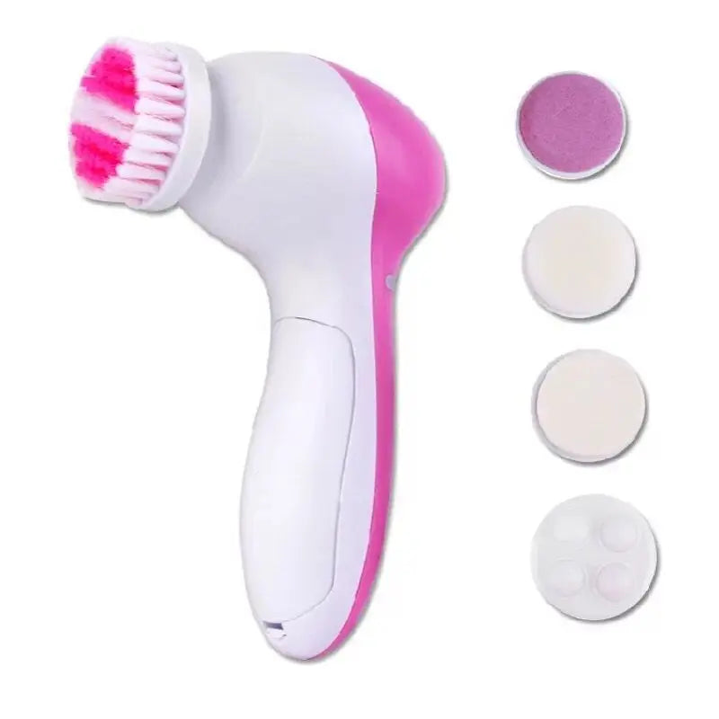 Elektryczna szczoteczka do twarzy 5w1 – oczyszczanie, masaż, wągry — Urządzenia beauty — EldoradoShop