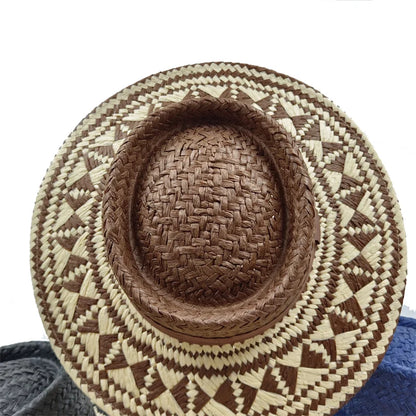 Słomkowy kapelusz damski – oddychający, ażurowy, letni — Nakrycia głowy — EldoradoShop
