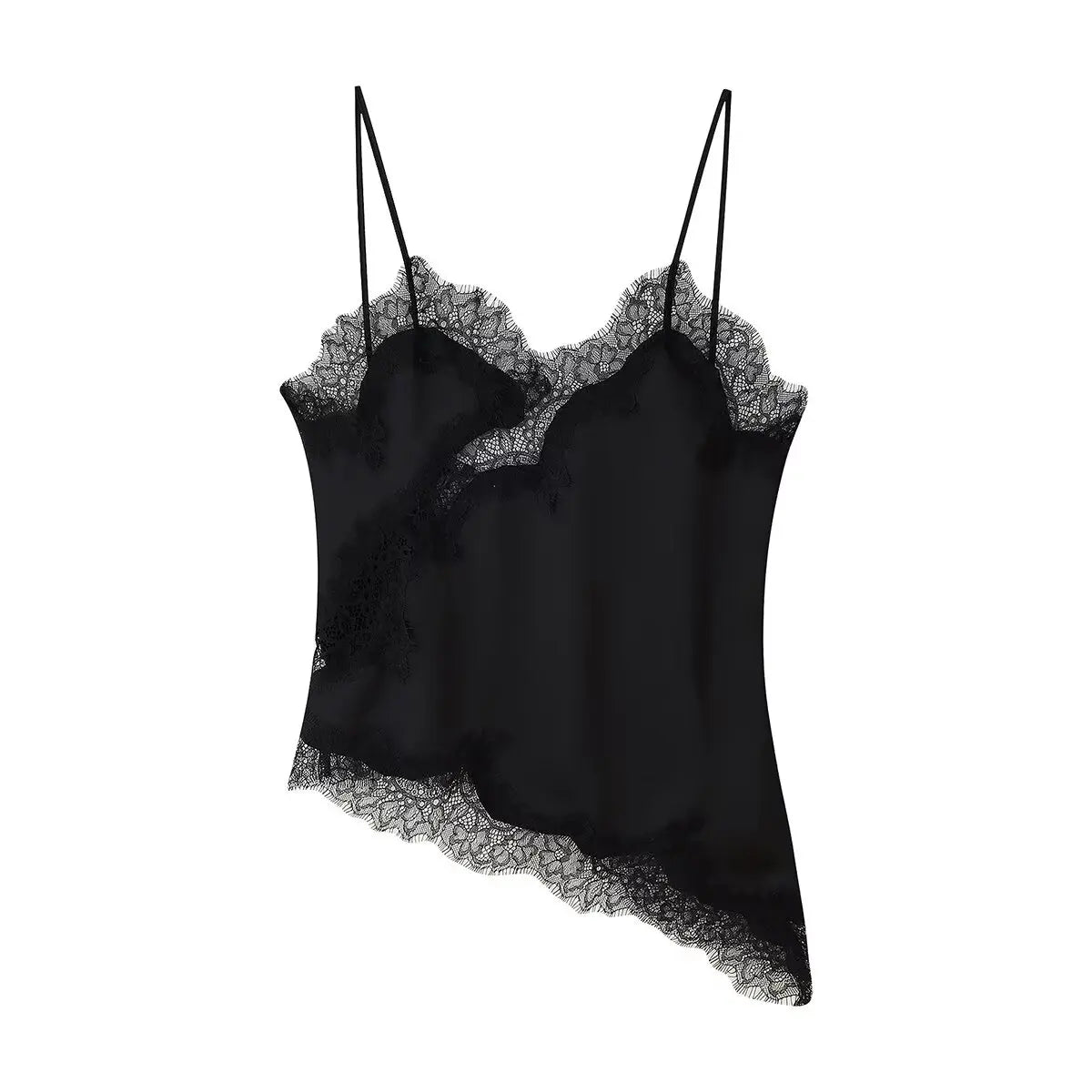 Top koronkowy damski – wielokolorowy, odkryte plecy — Topy — EldoradoShop