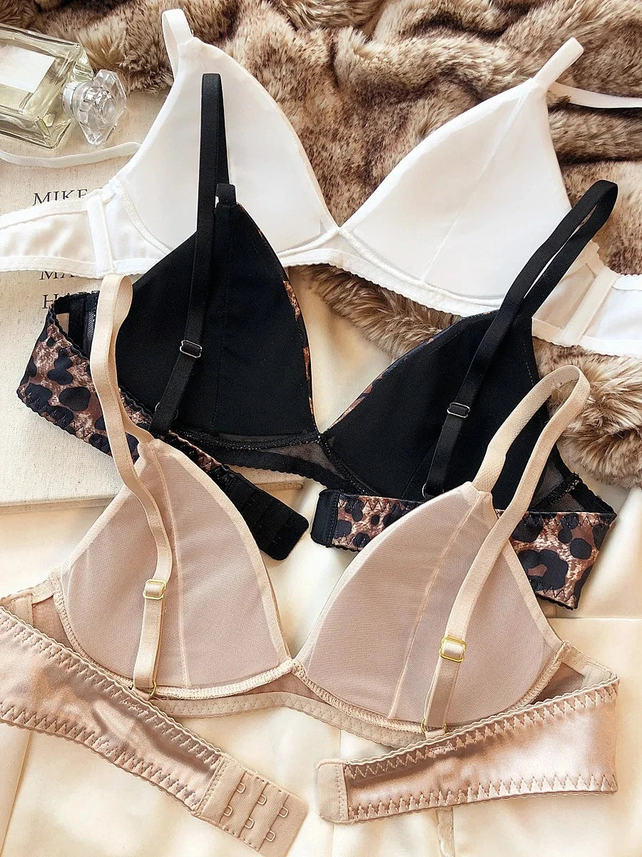 Komplet bielizny damskiej – jedwabisty, bezfiszbinowy, elegancki — Bielizna — EldoradoShop
