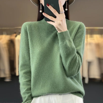 Kaszmirowy sweter merino – luksusowy, ciepły — Swetry — EldoradoShop